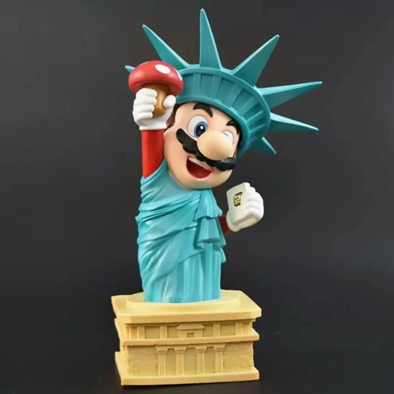 Figurine Super Mario Statue de la Liberté 20cm – Image 5
